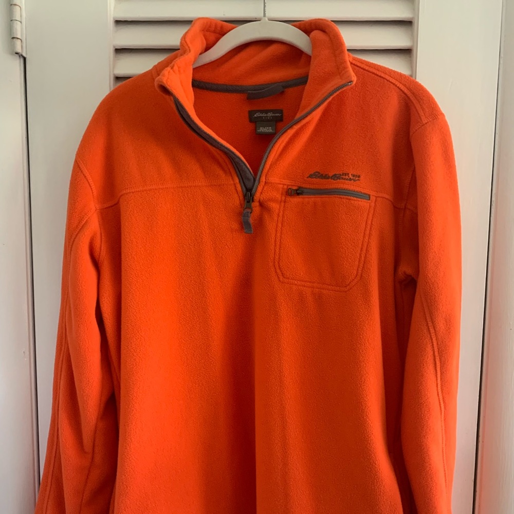 Boys Eddie Bauer zip mock fleece